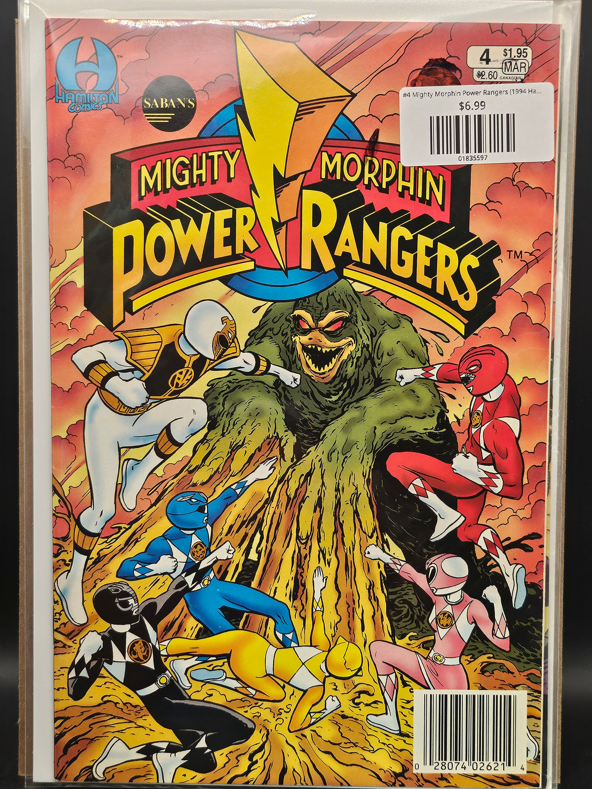 #4 Mighty Morphin Power Rangers (1994 Hamilton)