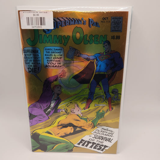 #115 SUPERMANS PAL JIMMY OLSEN FACSIMILE EDITION CVR C NEAL ADAMS FOIL VAR