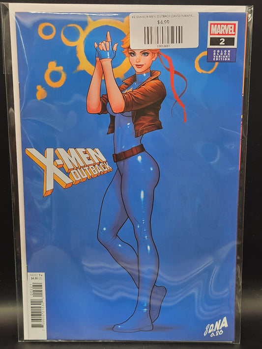 #2 (David) X-MEN: OUTBACK (DAVID NAKAYAMA COLOR BLOCK BLUE VARIANT)