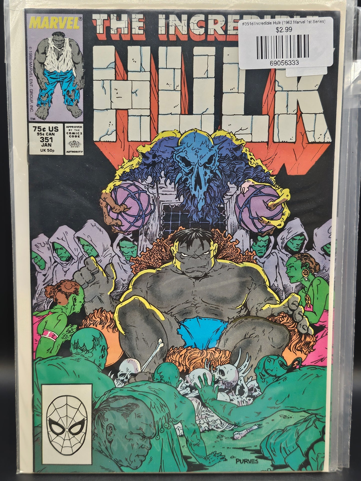 #351d Incredible Hulk (1962 Marvel 1st Series)