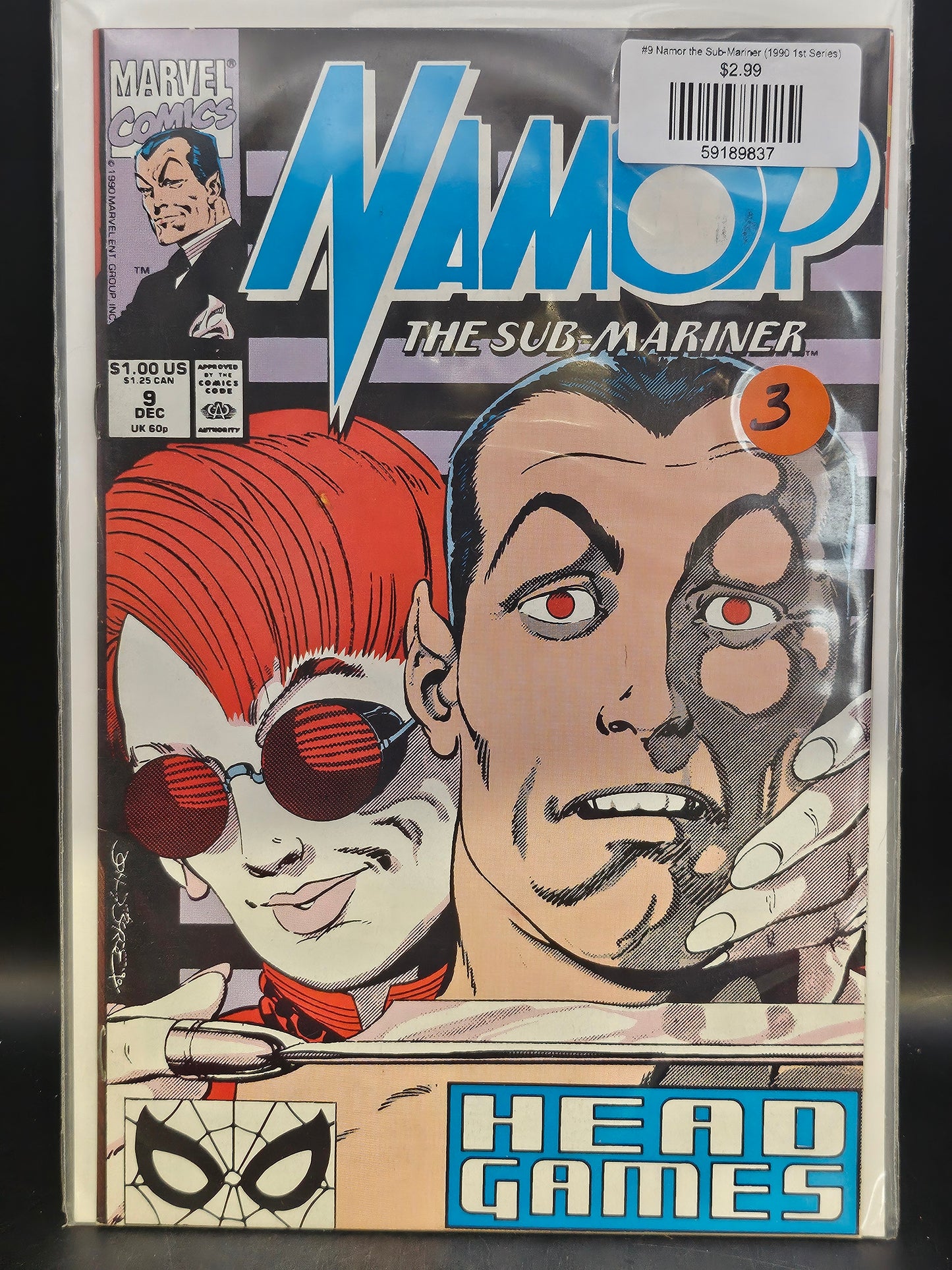 #9 Namor the Sub-Mariner (1990 1st Series)