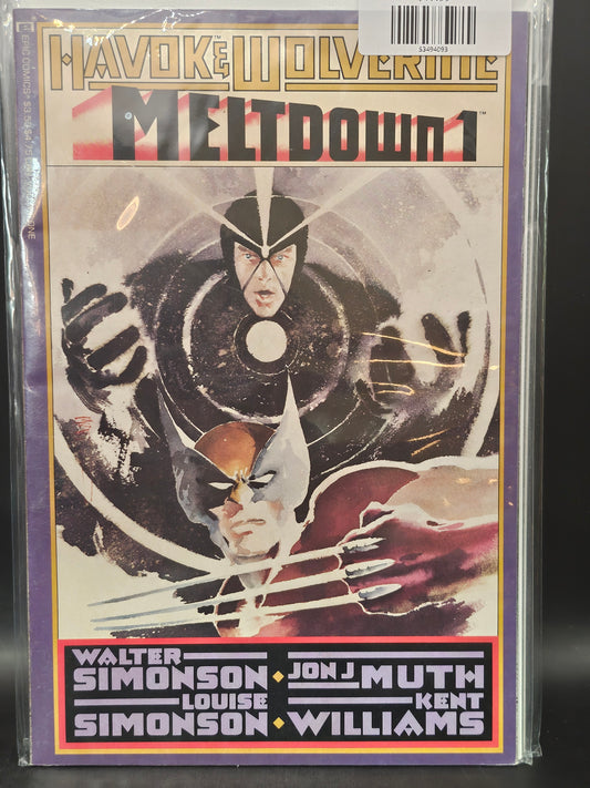 #1-4 Havok and Wolverine Meltdown (1988)