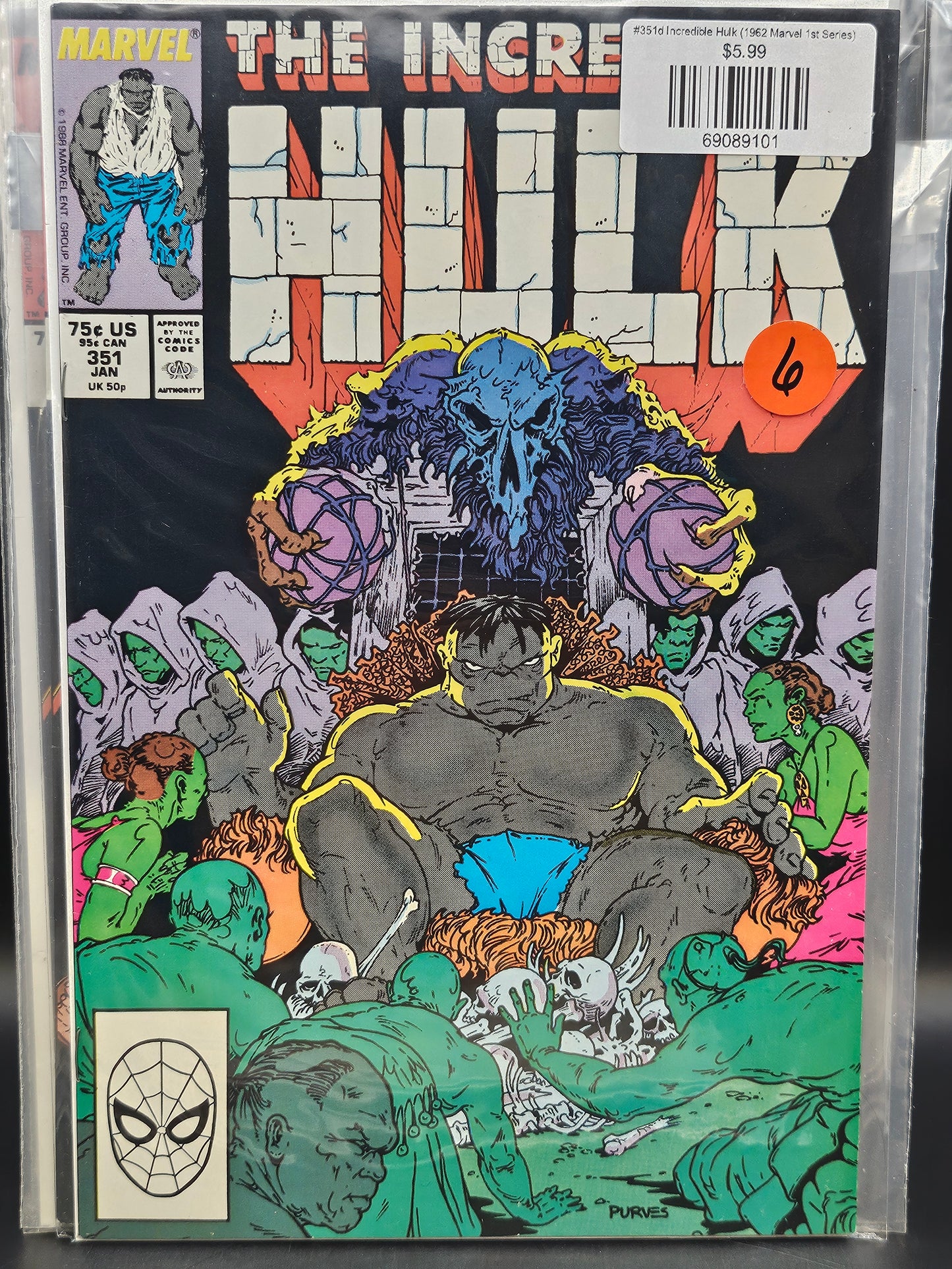 #351d Incredible Hulk (1962 Marvel 1st Series)