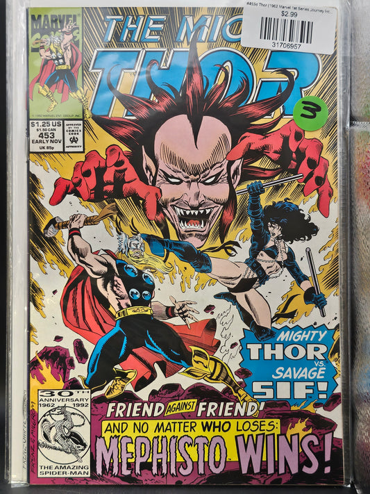 #453d Thor (1962 Marvel 1st Series Journey Into Mystery)