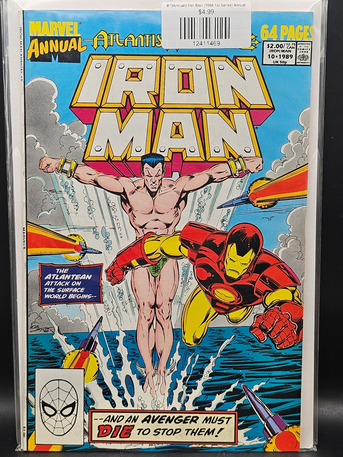 #10Annuald Iron Man (1968 1st Series) Annual