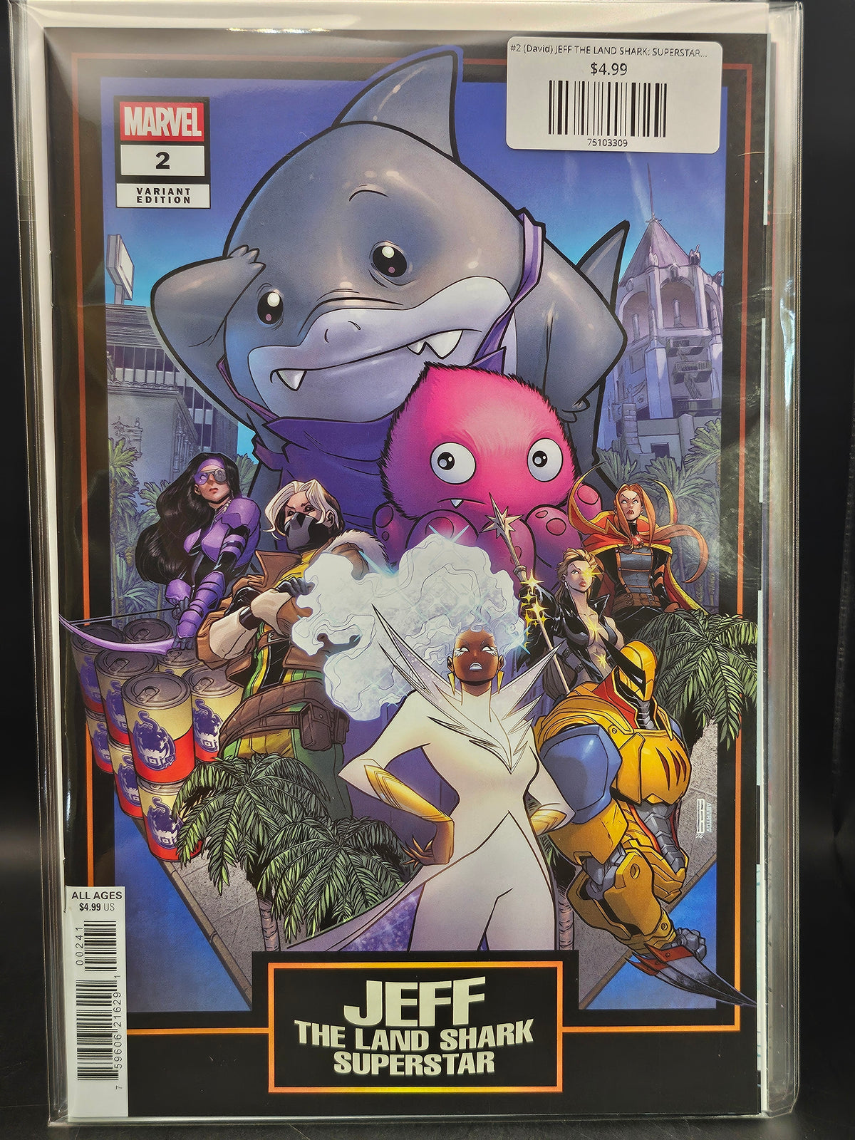 #2 (David) JEFF THE LAND SHARK: SUPERSTAR (DAVID BALDEON VARIANT)