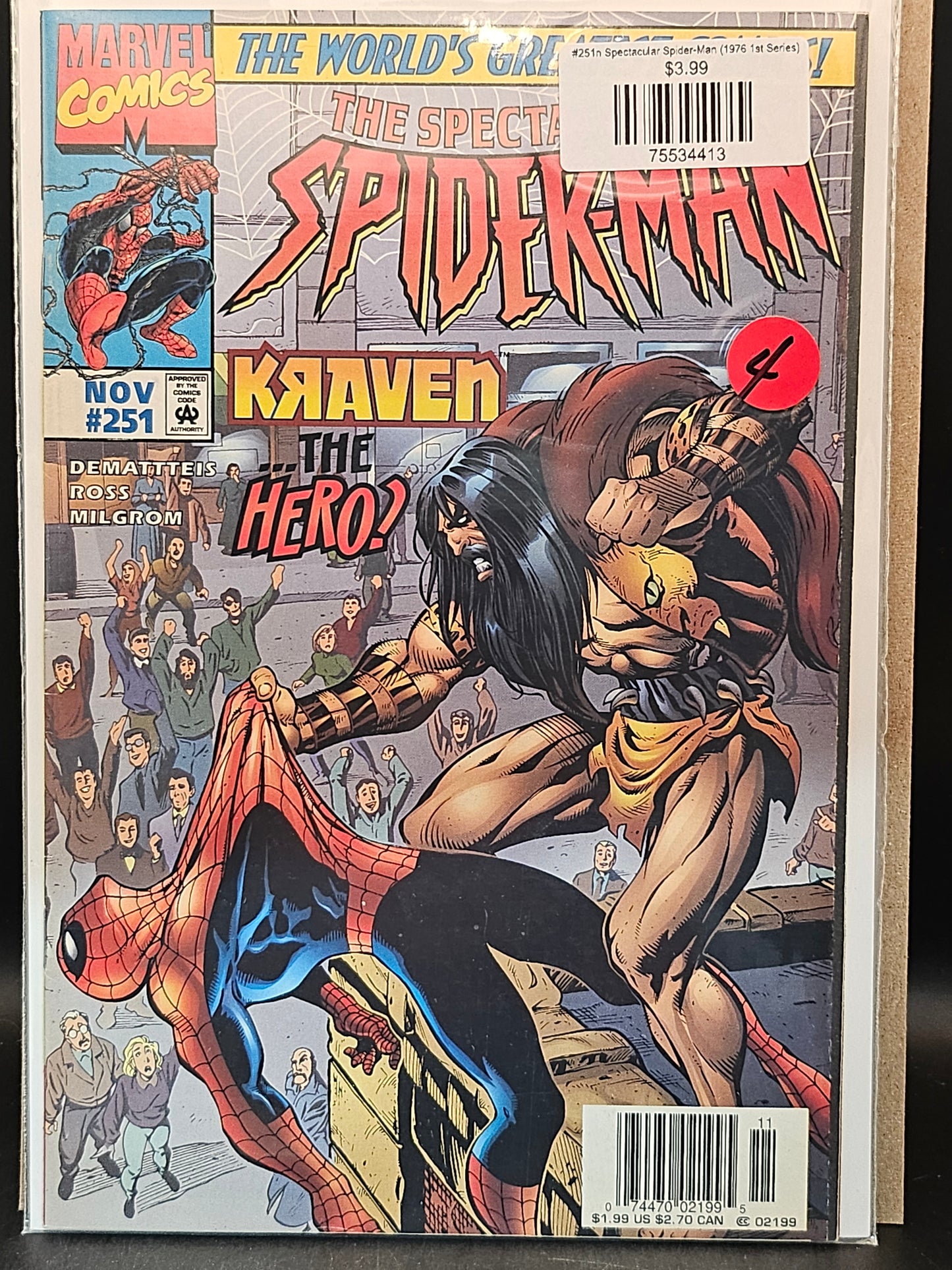 #251n Spectacular Spider-Man (1976 1st Series)