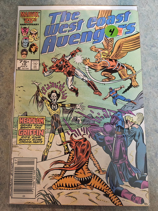West Coast Avengers – Marvel Comics – (1985–1989) – Volume 2 – #10