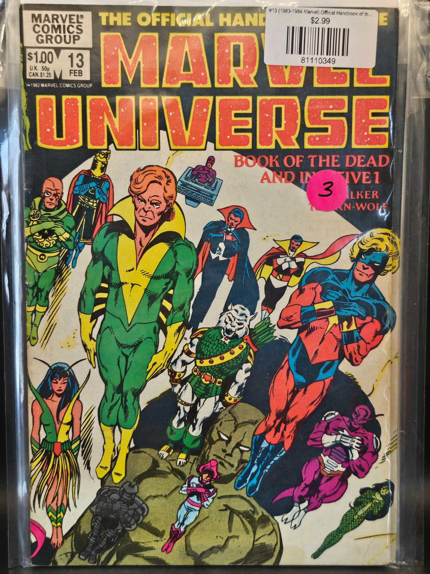 #13 (1983-1984 Marvel) Official Handbook of the Marvel Universe