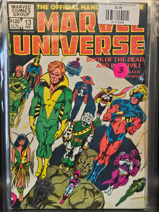 #13 (1983-1984 Marvel) Official Handbook of the Marvel Universe
