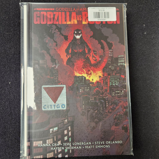 #1 Godzilla vs. America Boston HC (2026 IDW)