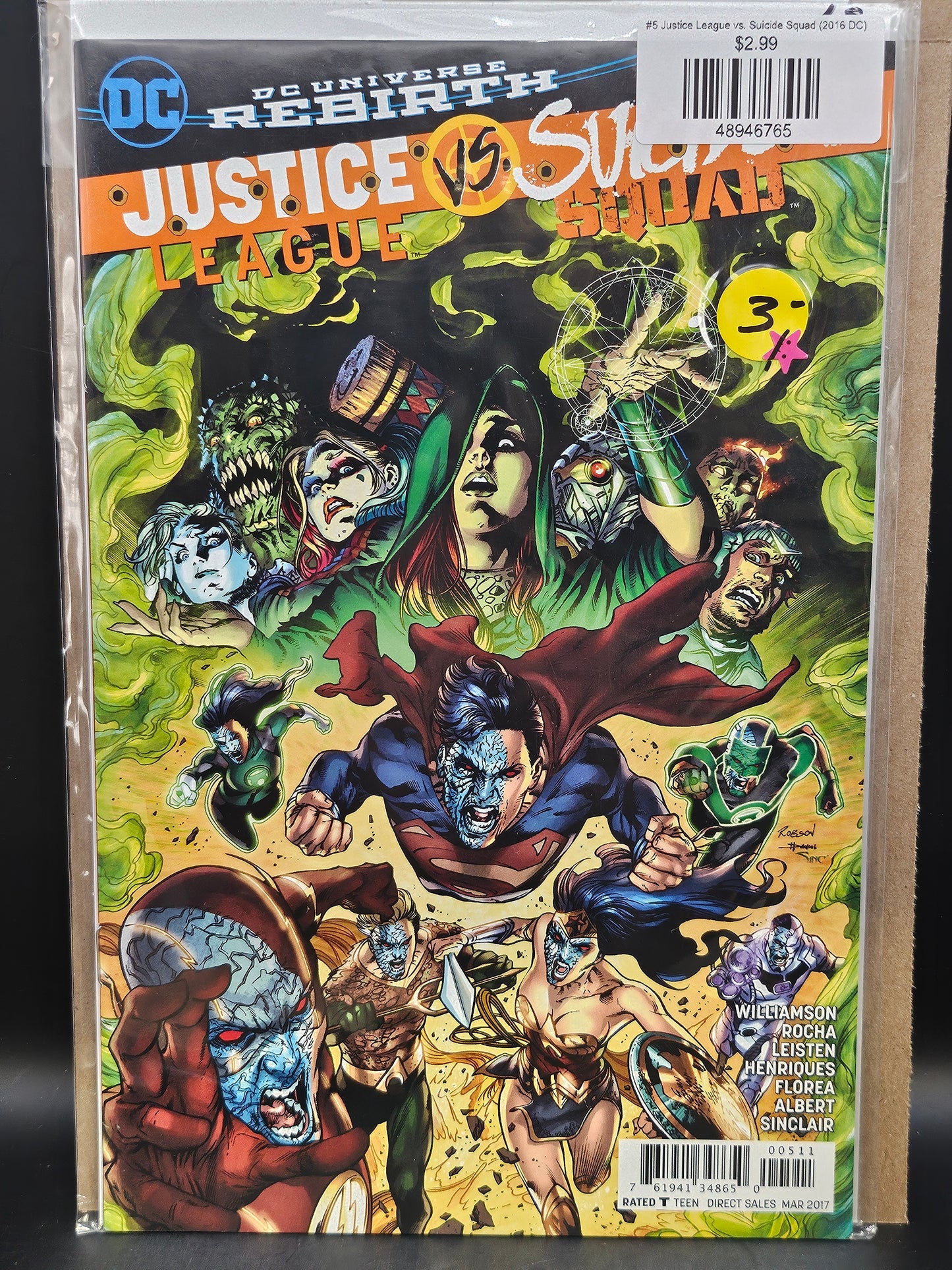 #5 Justice League vs. Suicide Squad (2016 DC)