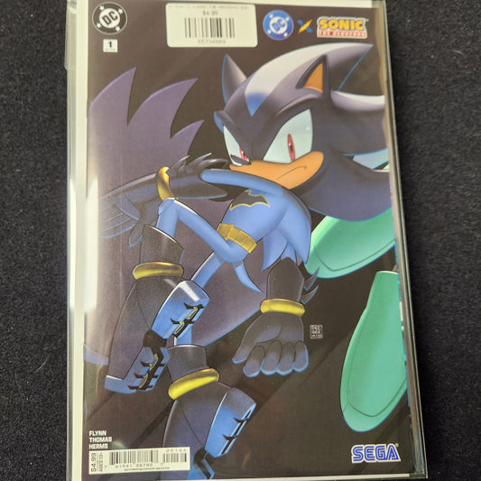 #1 (Sixth) DC X SONIC THE HEDGEHOG (Sixth Printing Deegeemin Connecting OF 5)