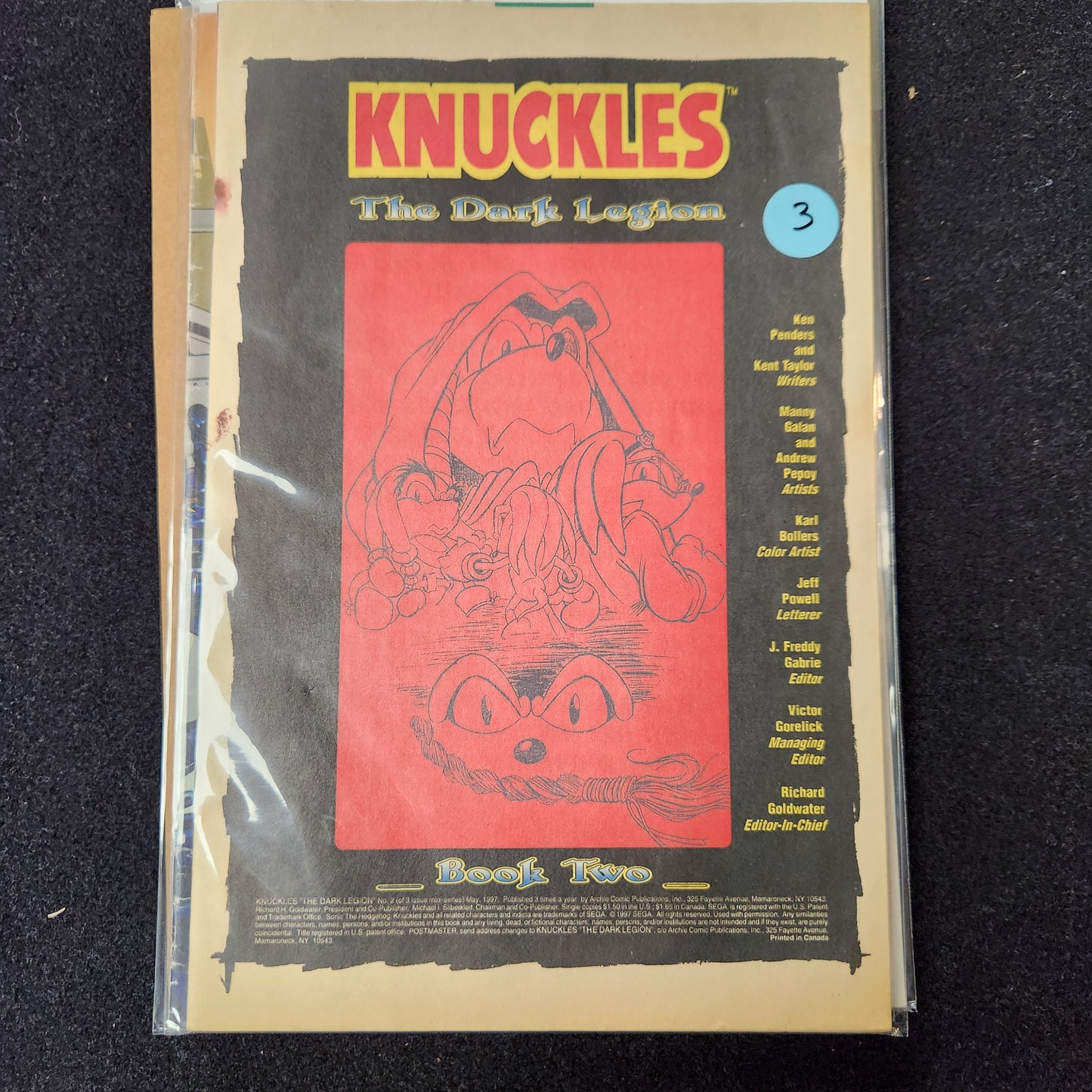 107.102 – #2 – knuckles the dark legion – Sonic the Hedgehog odds