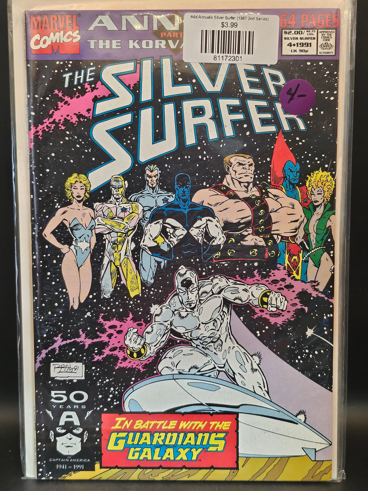 #4d Annuals Silver Surfer (1987 2nd Series)