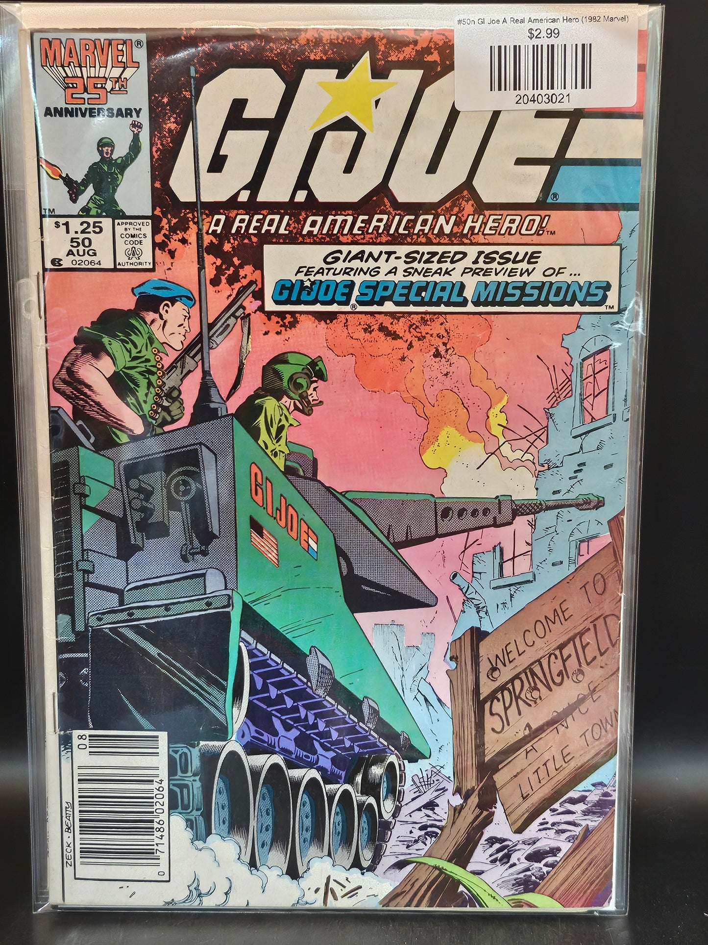 #50n GI Joe A Real American Hero (1982 Marvel)