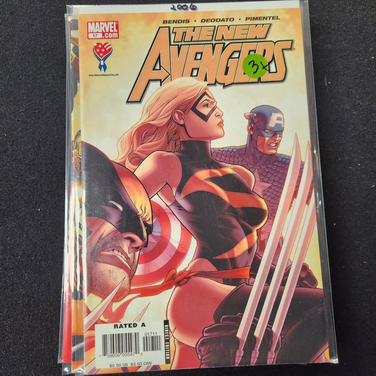 New Avengers #17 (2005-10) green $3