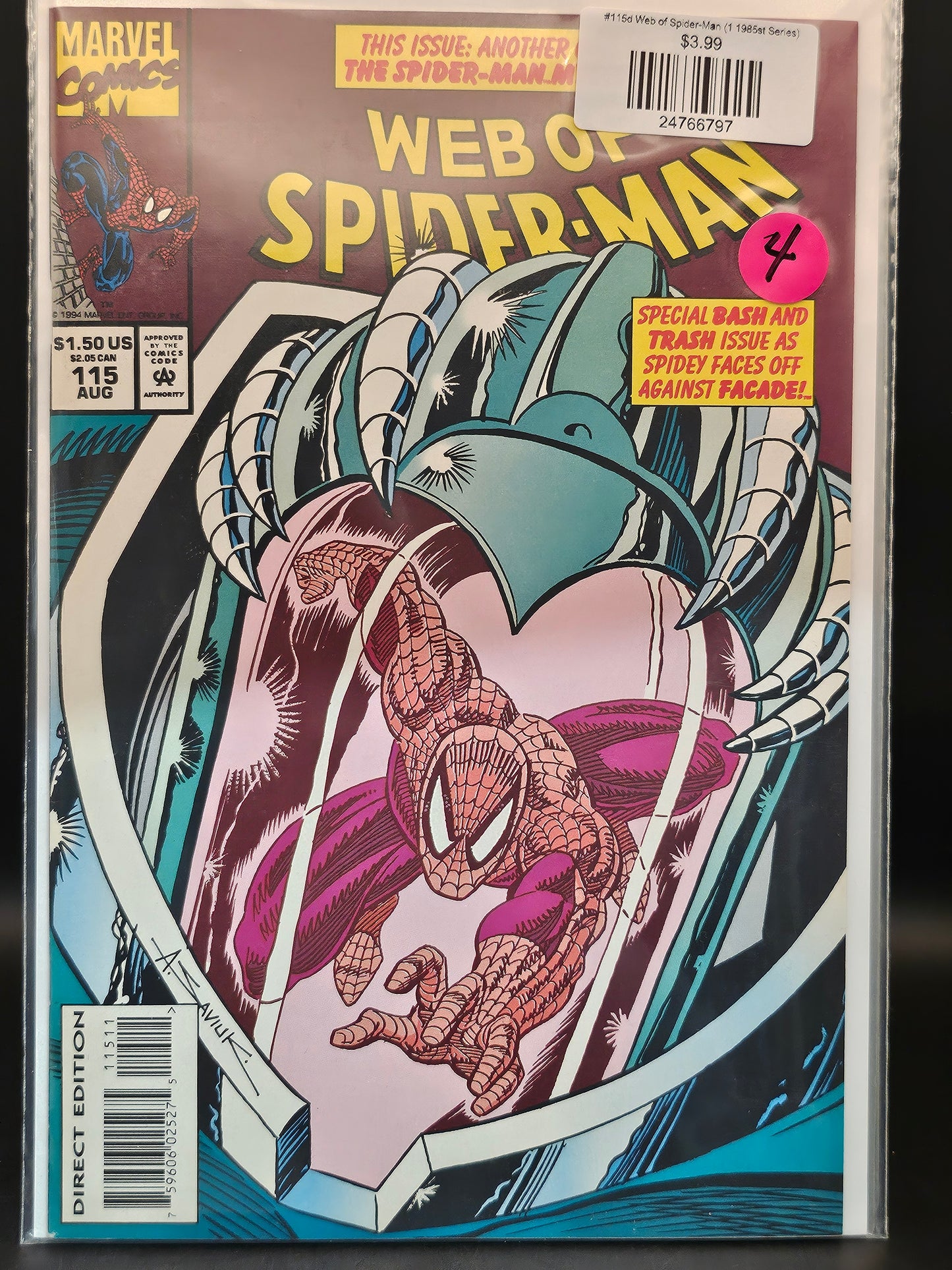 #115d Web of Spider-Man (1985 1st Series)
