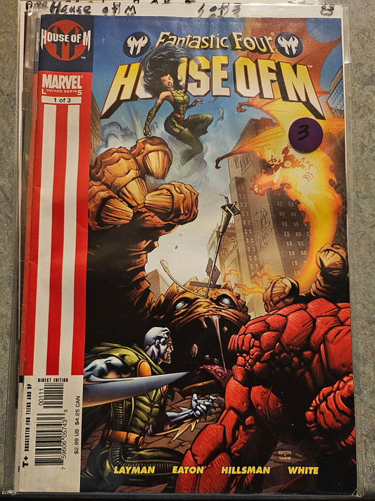 100.101 Fantastic Four – #1 of 3 – LS – House of M