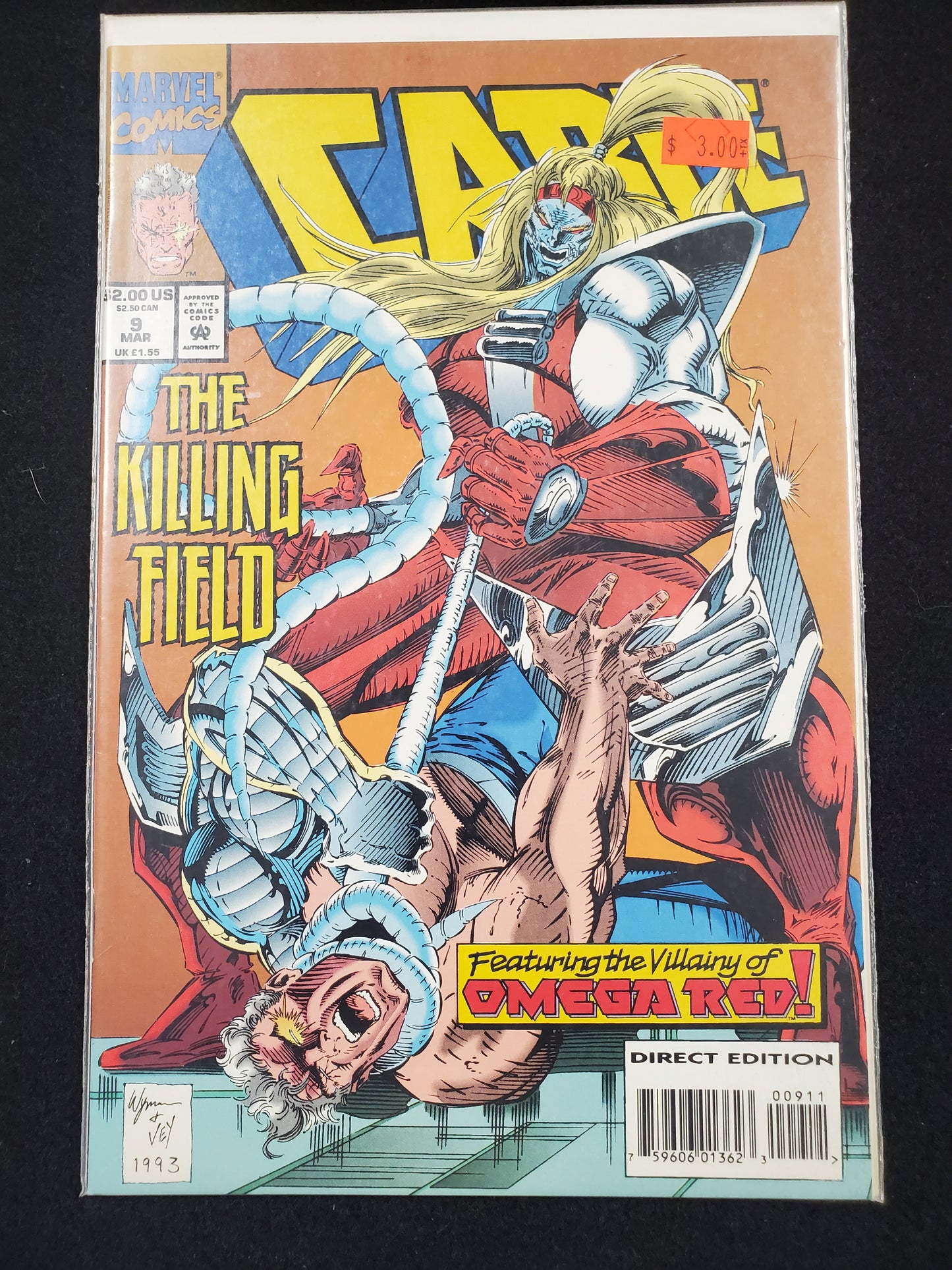 Cable – Marvel Comics – 1993–2002 – Volume 1 – #9 - Direct Edition