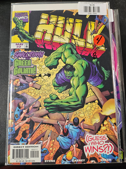 #2 Incredible Hulk (1999 Marvel 2nd Series)