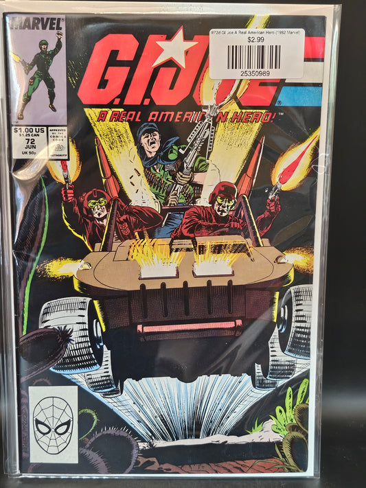 #72d GI Joe A Real American Hero (1982 Marvel)