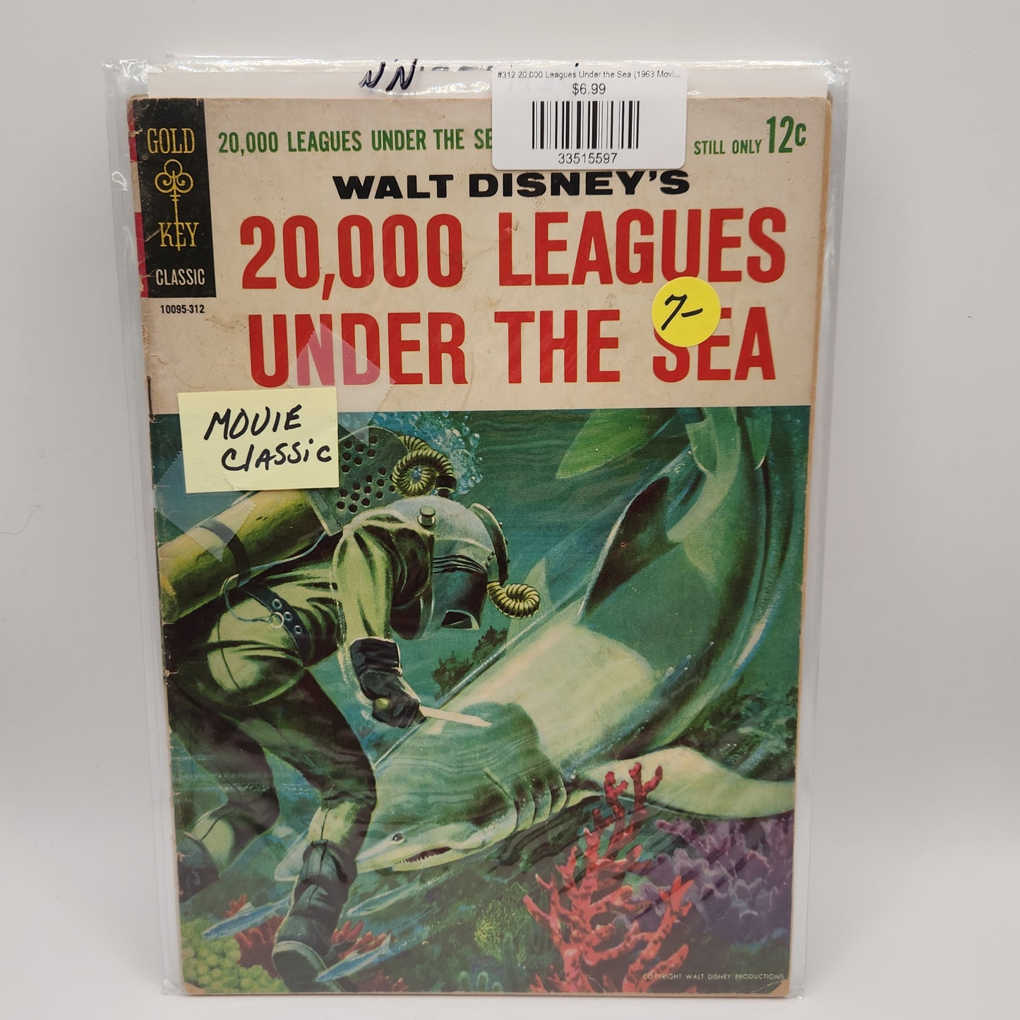 #312 20,000 Leagues Under the Sea (1963 Movie Comics)