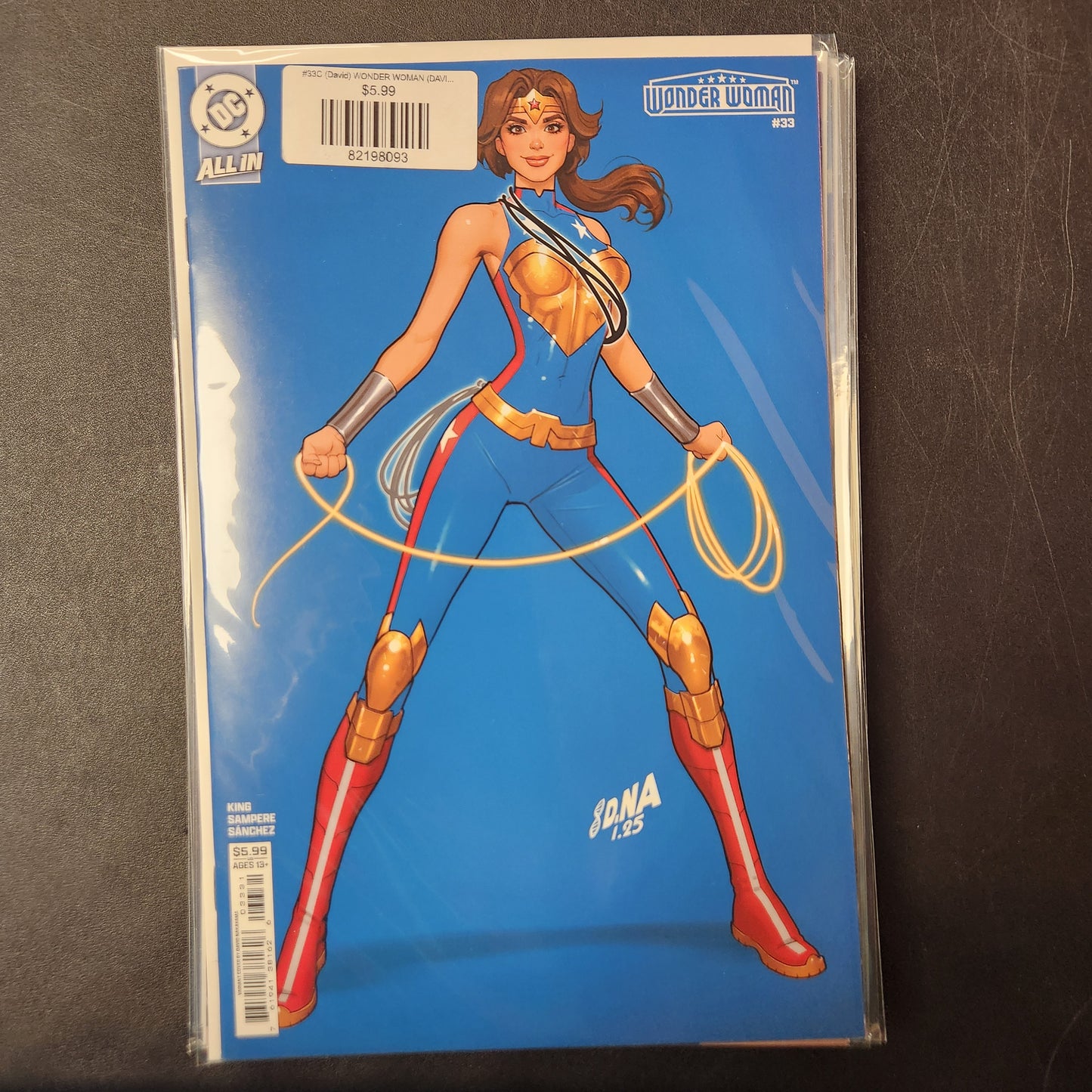 #33C (David) WONDER WOMAN (DAVID NAKAYAMA CARD STOCK VAR)
