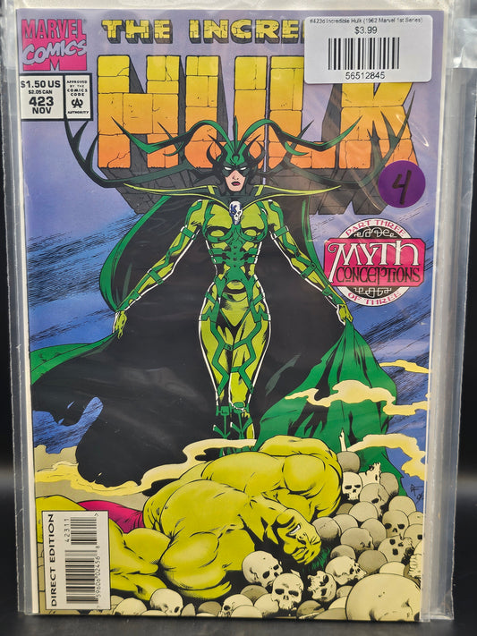 #423d Incredible Hulk (1962 Marvel 1st Series)