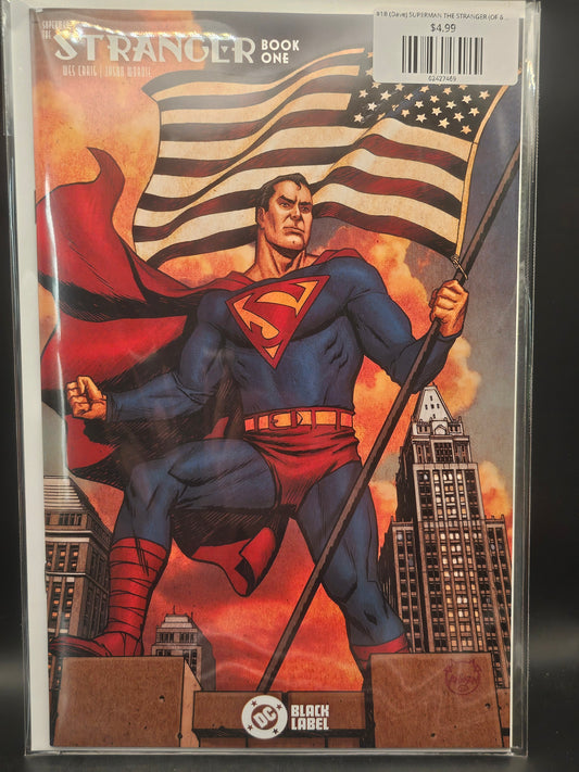 #1B (Dave) SUPERMAN THE STRANGER (OF 6 DAVE JOHNSON CARD STOCK VAR MR)