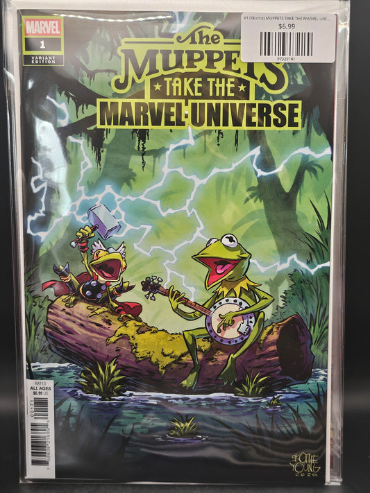 #1 (Skottie) MUPPETS TAKE THE MARVEL UNIVERSE (SKOTTIE YOUNG VARIANT)