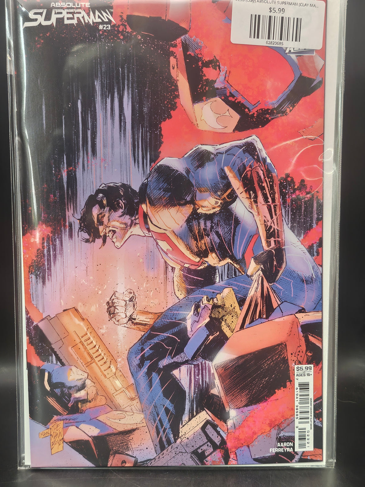 #23B (Clay) ABSOLUTE SUPERMAN (CLAY MANN CARD STOCK VAR)