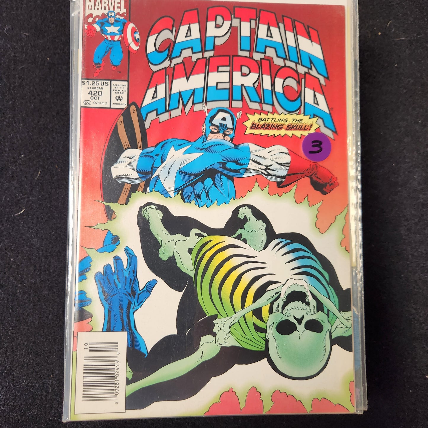 Captain America – Marvel – 1968–1996 – Volume 1 – Ongoing Series – #420