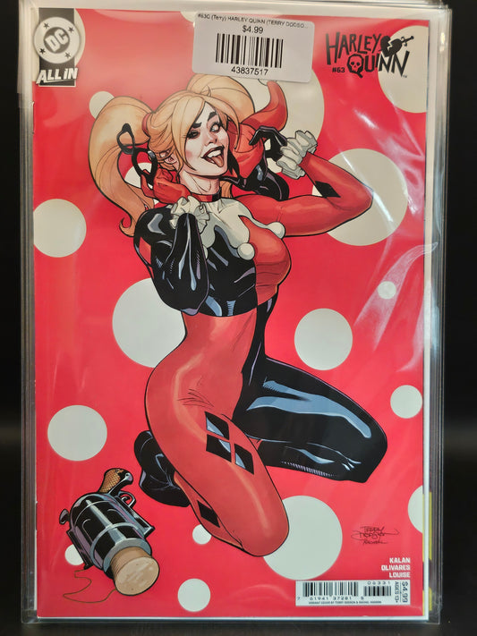#63C (Terry) HARLEY QUINN (TERRY DODSON & RACHEL DODSON CARD STOCK VAR)