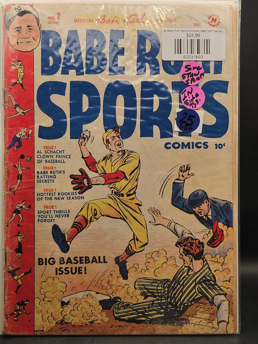 #2 Babe Ruth Sports Comics (1949-1951 Harvey)