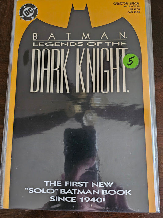 Batman: Legends of the Dark Knight – DC Comics – 1989–2007 – Volume 1 – #1 - Orange Cover
