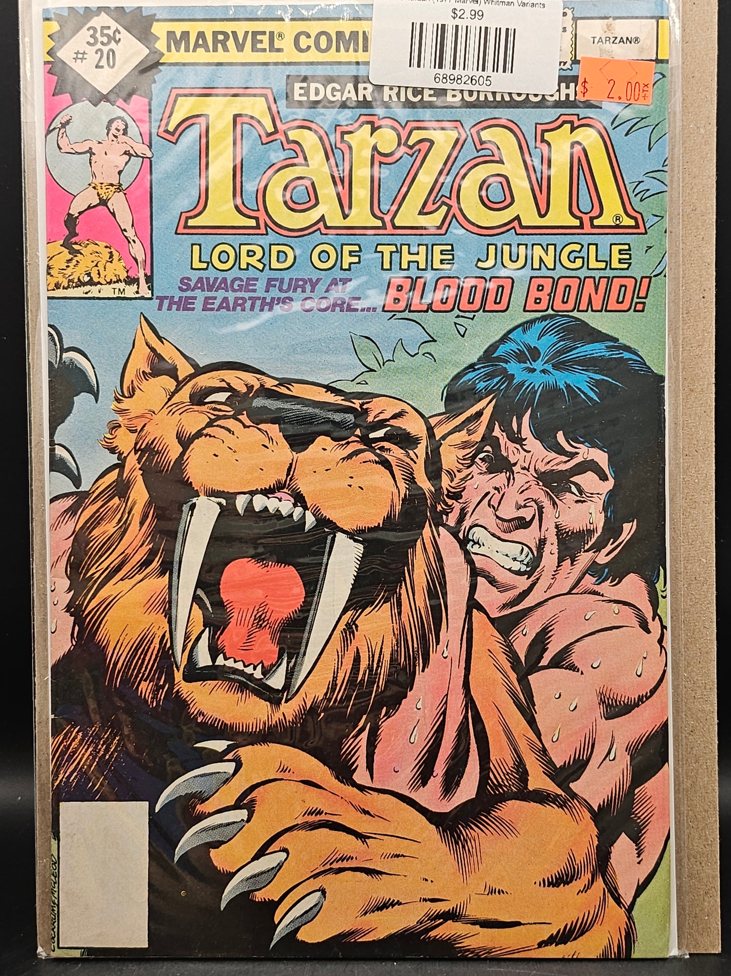 #20 Tarzan (1977 Marvel) Whitman Variants