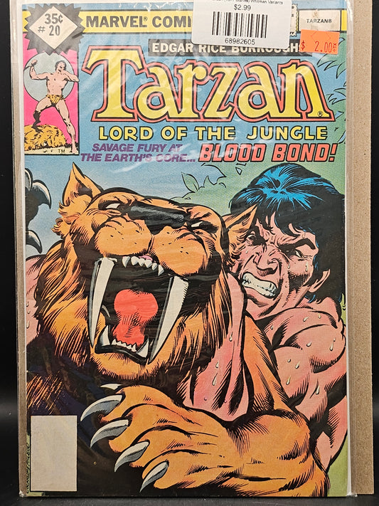 #20 Tarzan (1977 Marvel) Whitman Variants