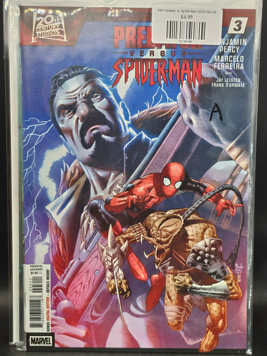 #3A Predator vs. Spider-Man (2025 Marvel)