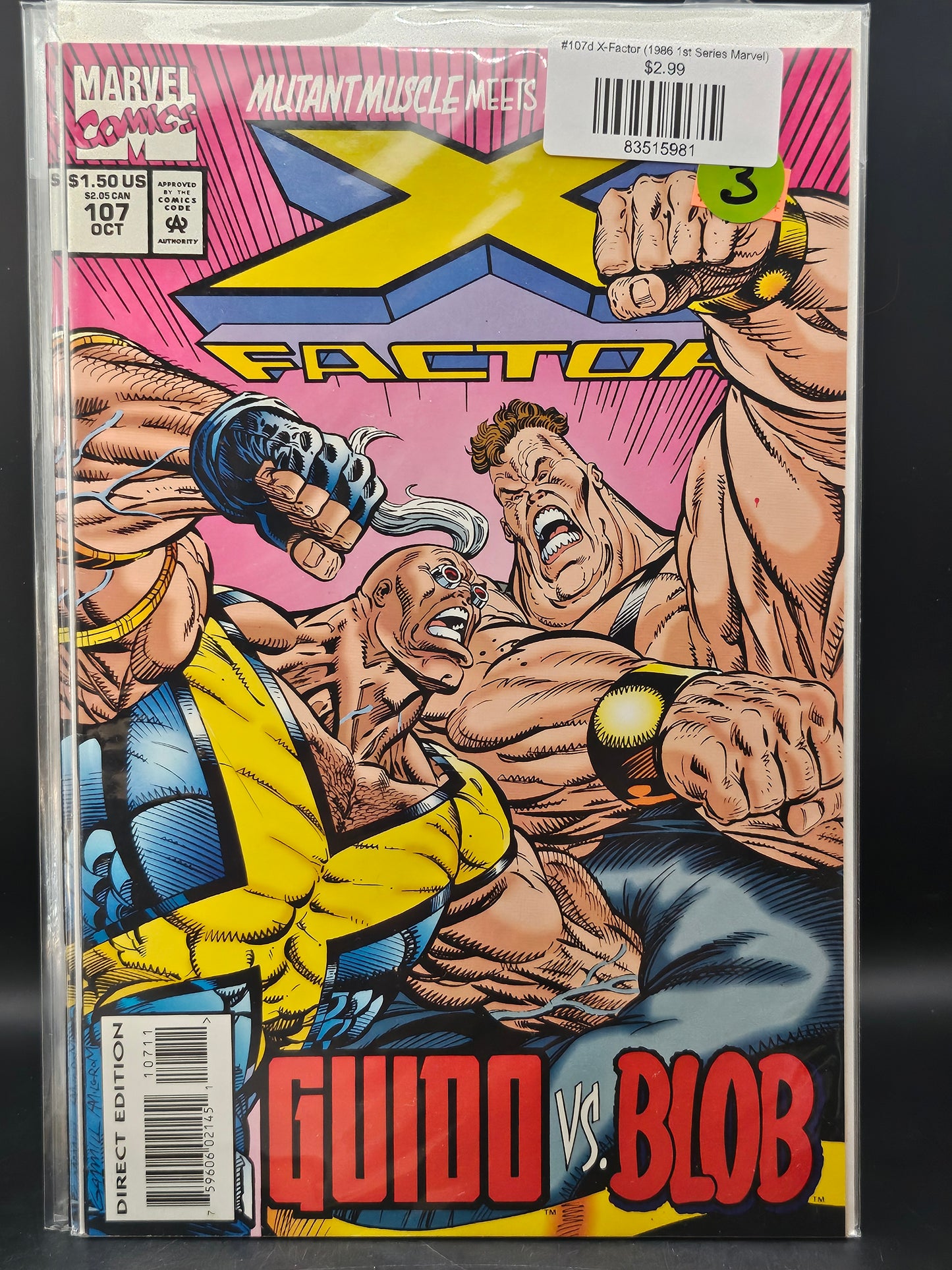 #107d X-Factor (1986 1st Series Marvel)