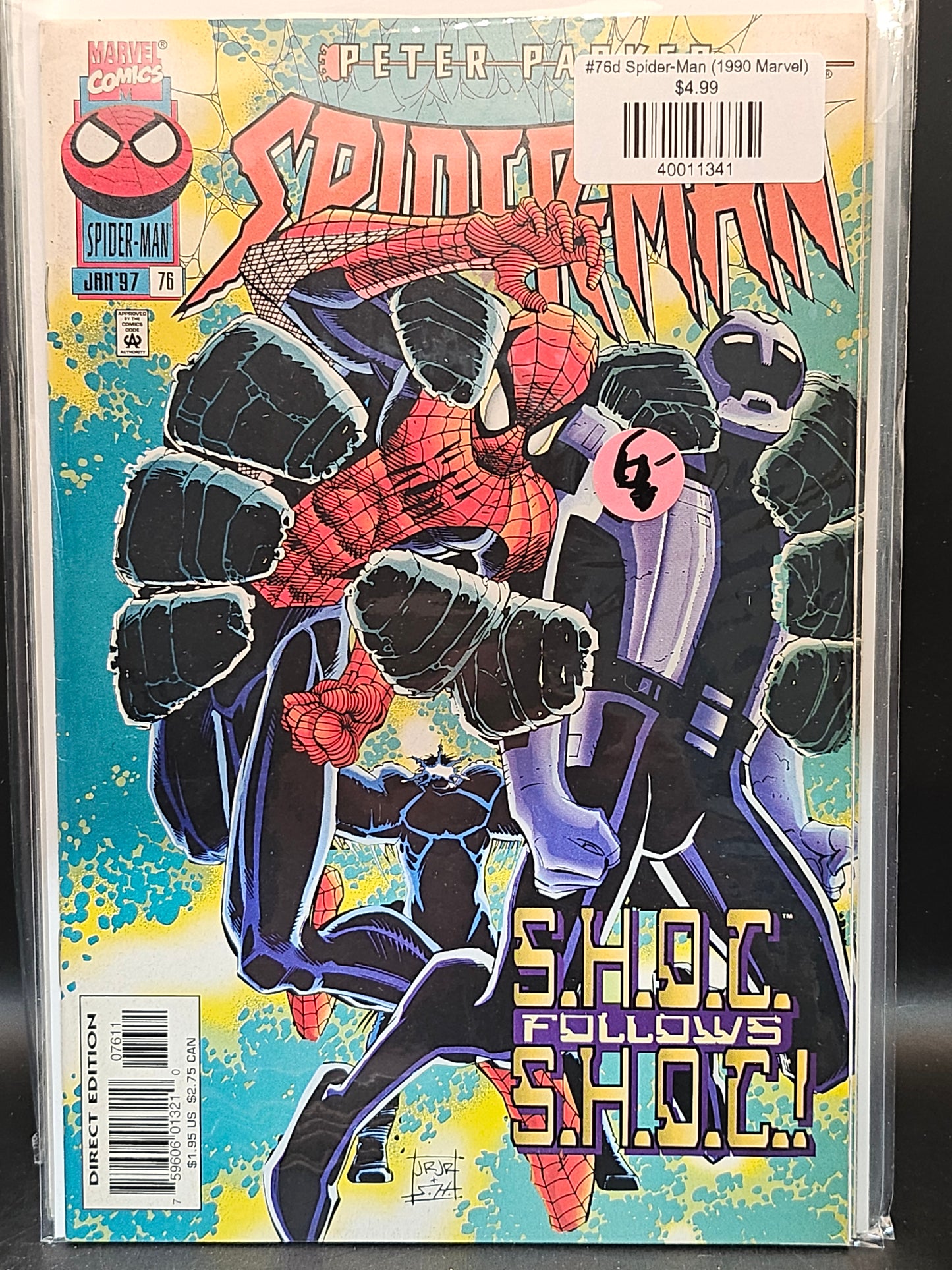#76d Spider-Man (1990 Marvel)