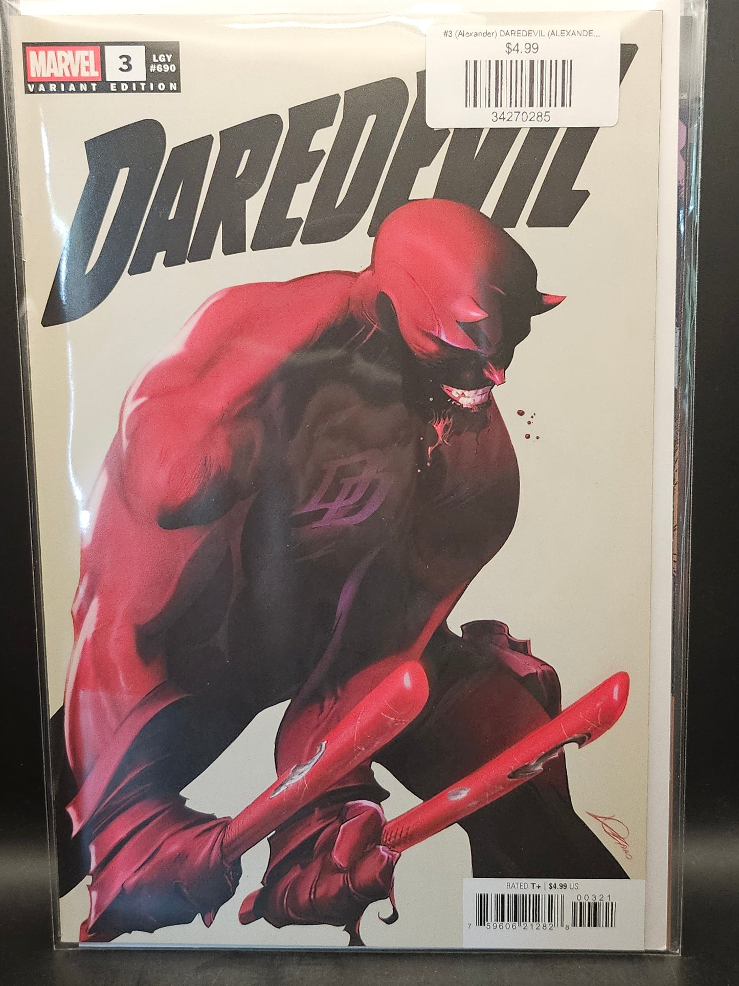#3 (Alexander) DAREDEVIL (ALEXANDER LOZANO VARIANT)