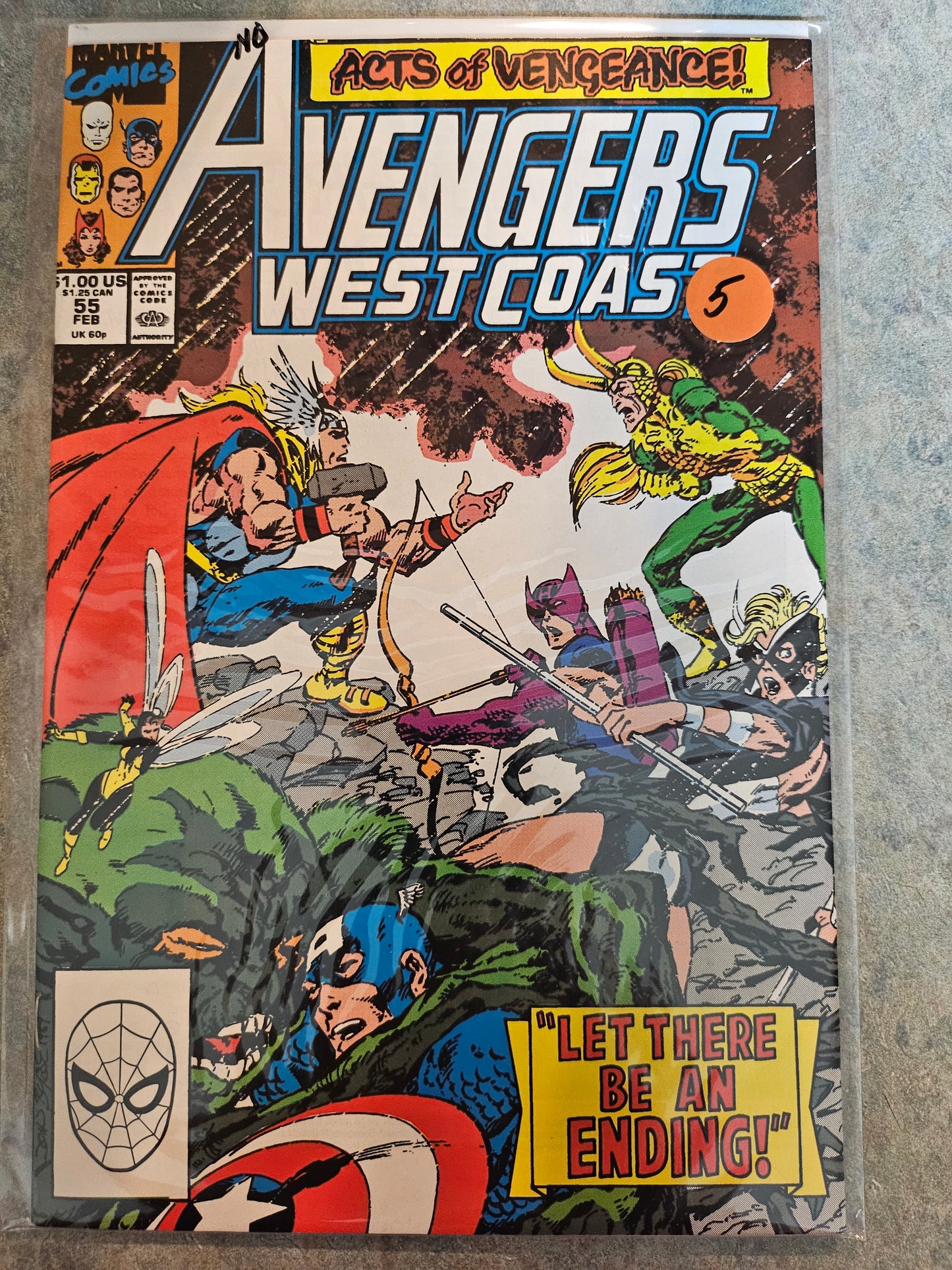 Avengers West Coast – Marvel Comics – (1989–1994) – Volume 1 – #55