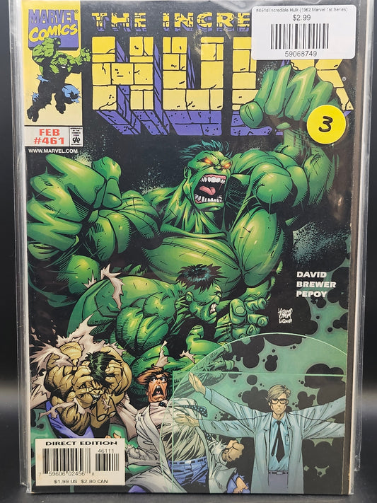 #461d Incredible Hulk (1962 Marvel 1st Series)