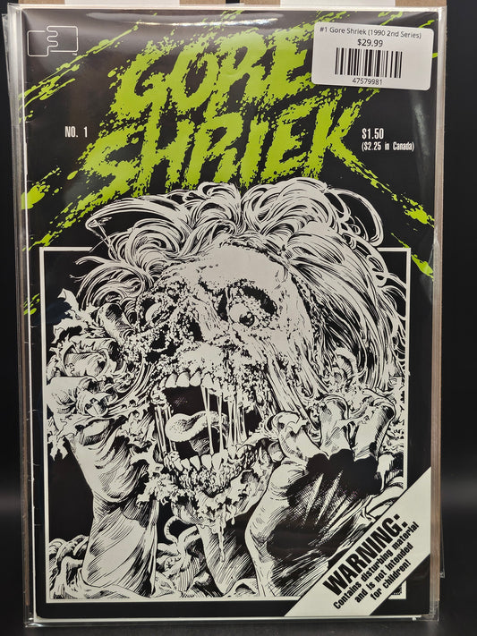 #1 Gore Shriek (1990 2nd Series)