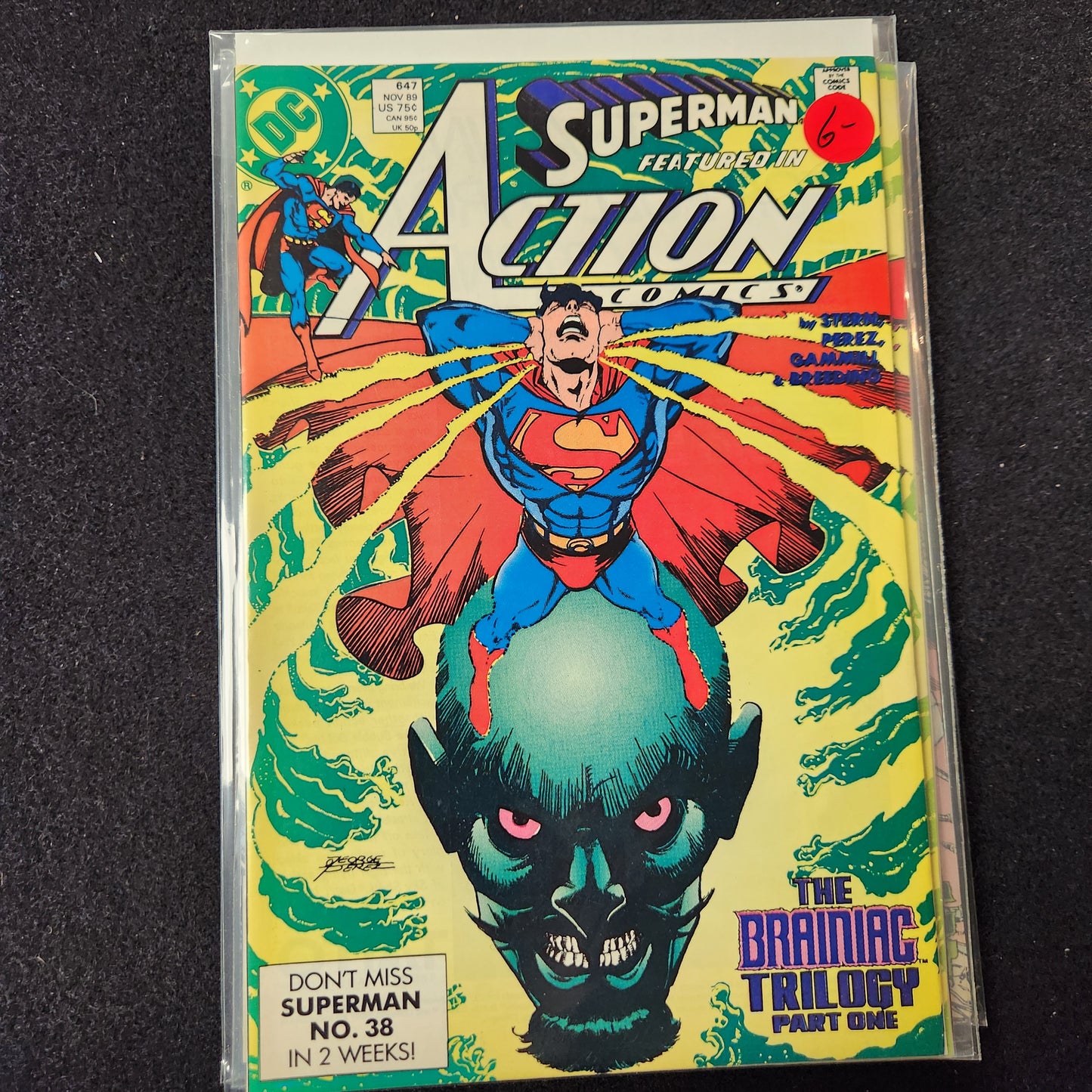 Action Comics #647 - The Brainiac Trilogy Part One (DC 1989)
