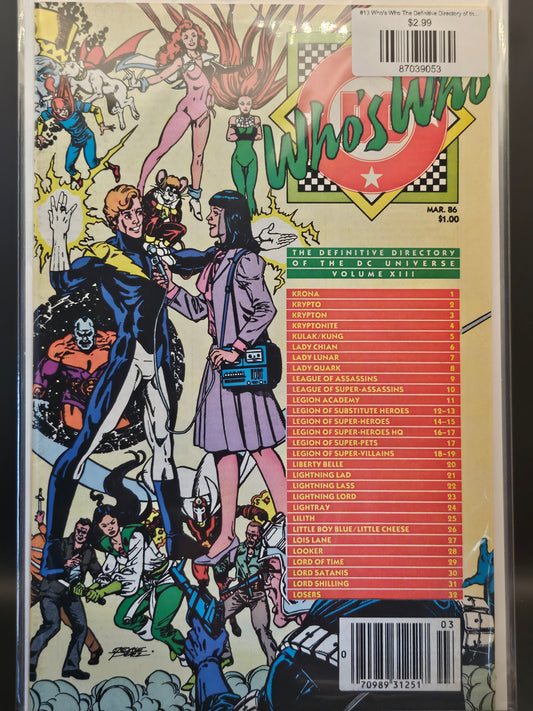 #13 Who's Who The Definitive Directory of the DC Universe (1985)