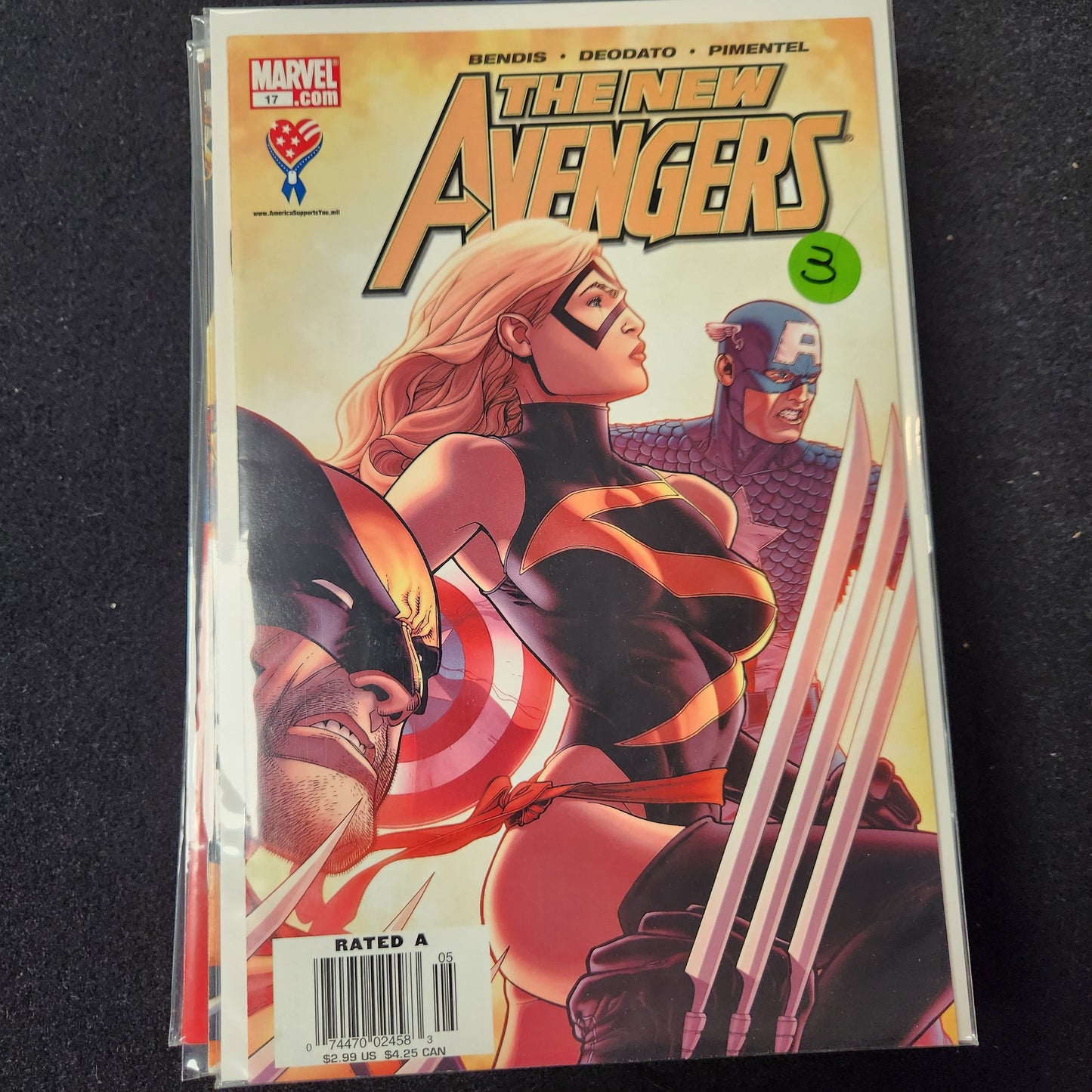 New Avengers #17 (2005-10) green $3
