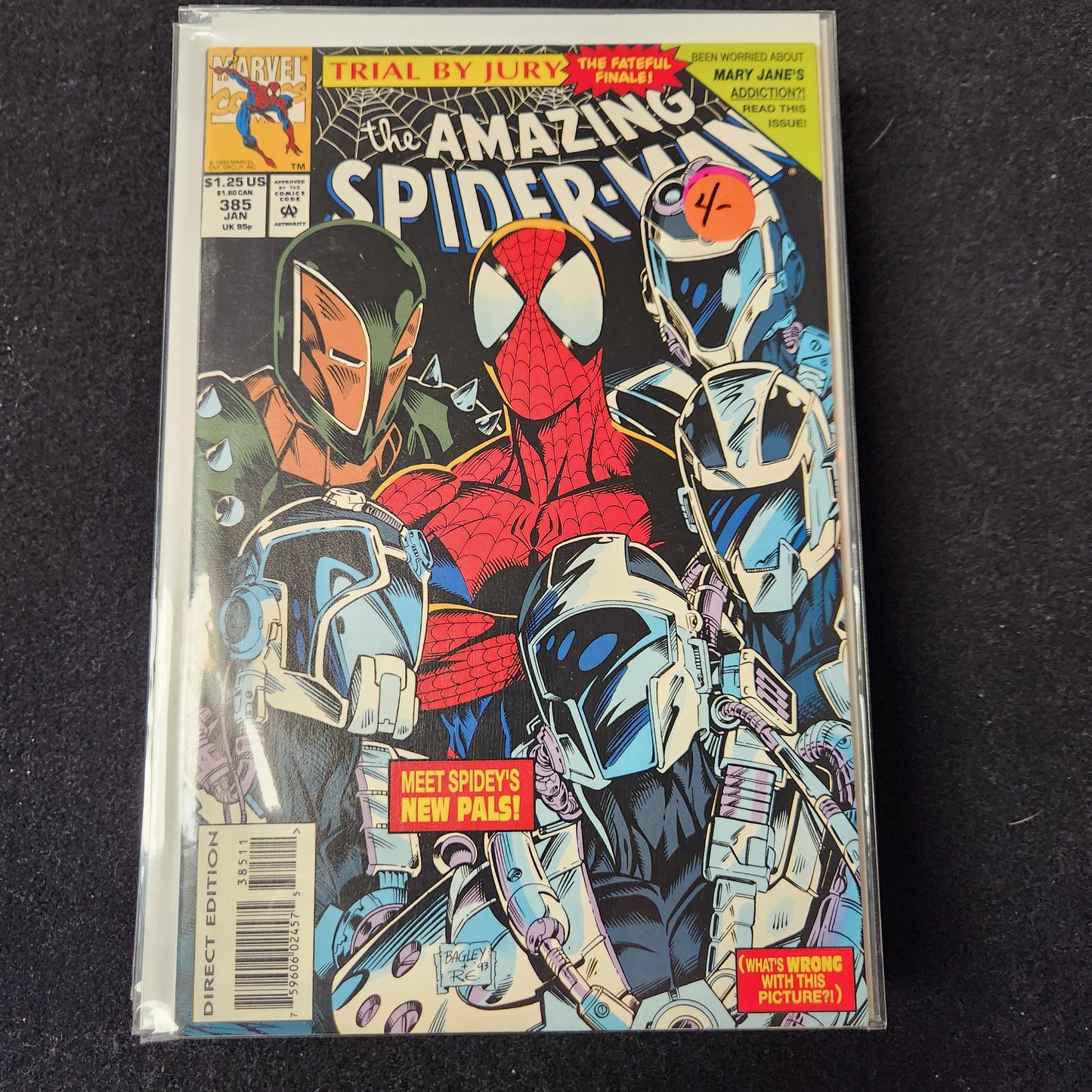 Amazing Spiderman V1 1963–1998 #385 (1993) — Trial by Jury: The Fateful Finale
