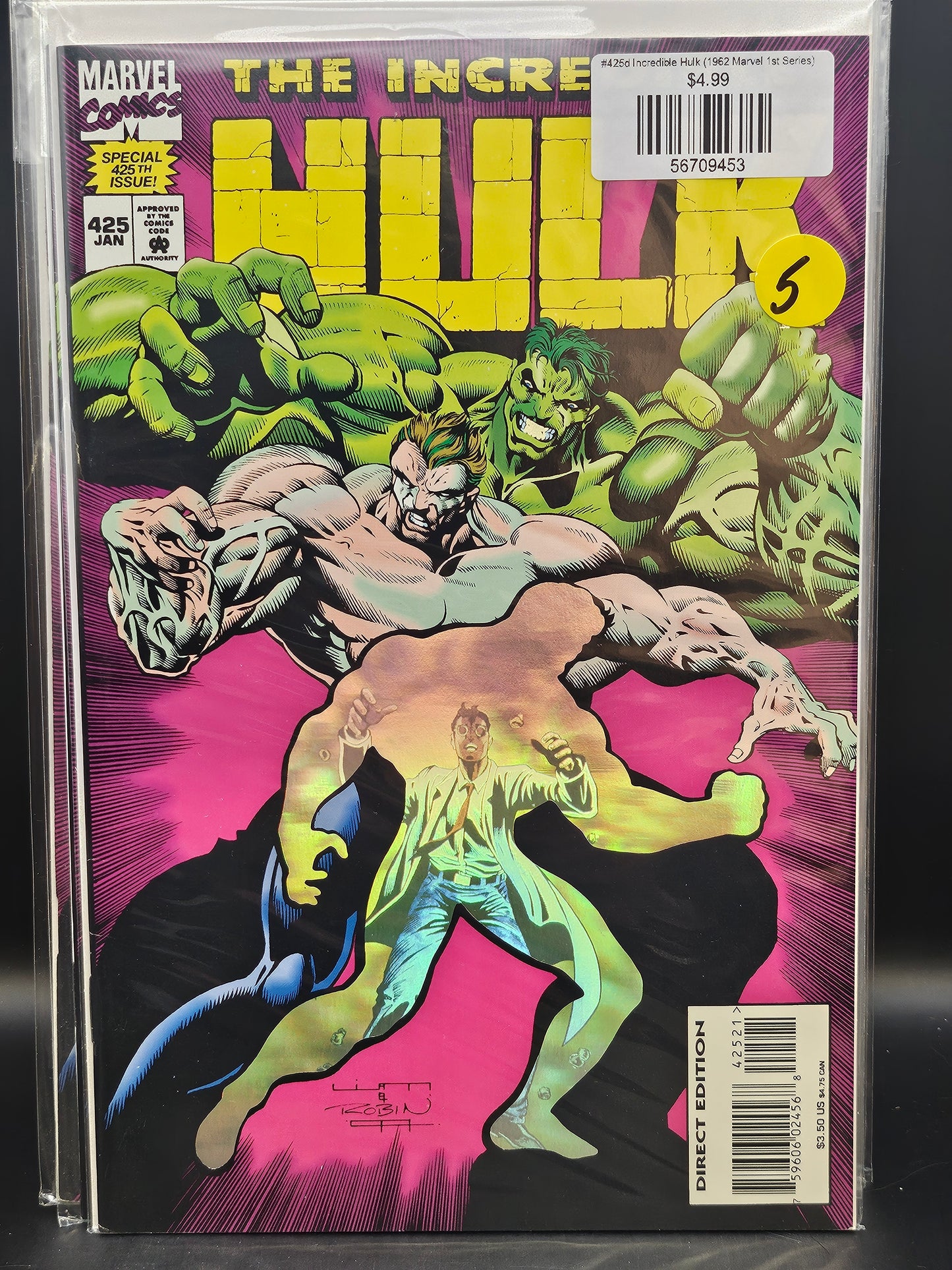 #425d Incredible Hulk (1962 Marvel 1st Series)